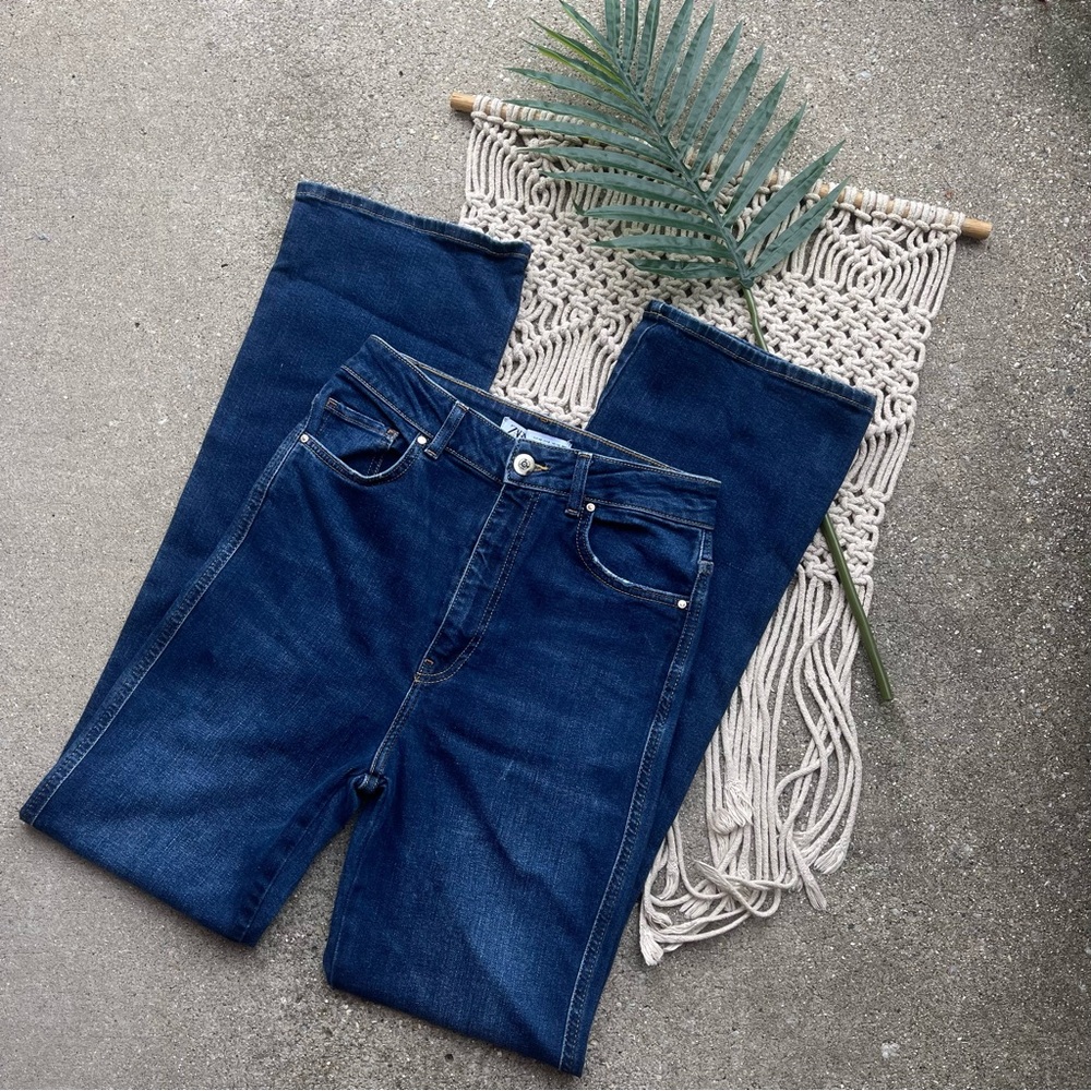 Zara High Rise Jeans 8
